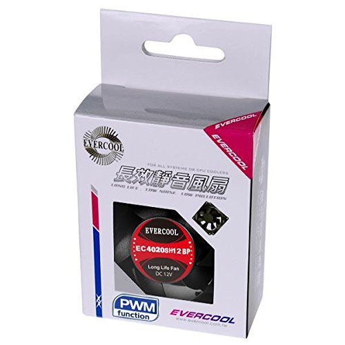 Evercool 40x40x20mm PWM Ball Bearing Fan 12V EC4020SH12BPBP