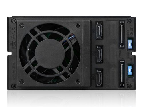 iStarUSA Group 2x5.25 to 3x3.5 SAS Cage (BPN-DE230SS-SILVER)