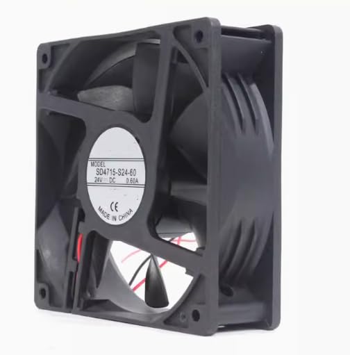 Ailsa Hexi SD4715-S24-60 DC 24V 0.60A 120x120x38mm 2-wire cooling fan