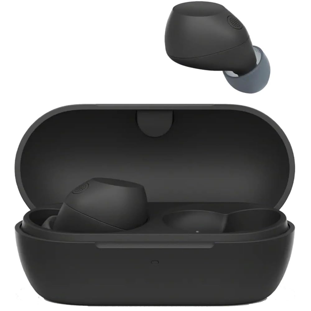 Sony WF-C710NB Truly Wireless Noise Canceling Earbuds Black Bundle with Deco Essentials Converter Adapter Type C Adapter, Type-C USB C Female…