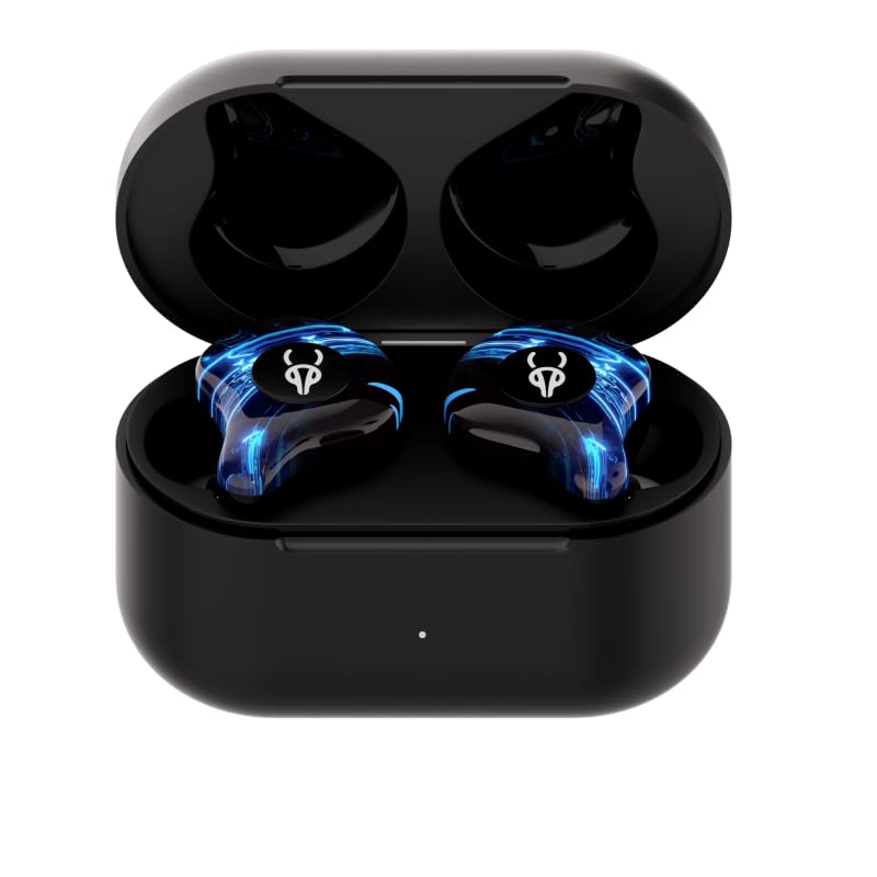 ICESOMNUS Sabbat G12 Elite TWS Wireless Bluetooth 5.4 Earbuds Gaming Music Noise Reduction in-Ear Headphones with Mic 6D Soundscape Charging Case…