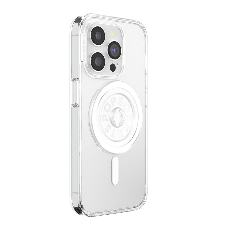 PopSockets Round Magnetic Base Only, Compatible with PopSockets Tops - Clear