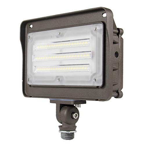 kadision LED Flood Light Outdoor 50W, 6500LM (200W HPS/MH Equiv.) 5000K Daylight, Waterproof Knuckle Mount LED Outdoor Flood Lights for Garden Porch