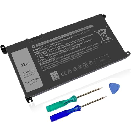 YRDD6 Laptop Battery Replacement for Dell inspiron 7586 3583 3593 3582 3501, inspiron 15 5000 Series 5593 5582 5584 5594 5598 5585 14 3493 5482 5485