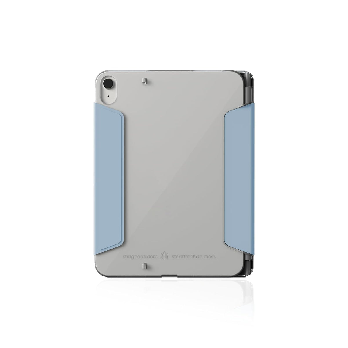 STM Studio for Apple iPad (A16/10th Gen) - Protective Lightweight Clear Case with Apple Pencil Storage/Holder & Sleep/Wake Cover - Blue