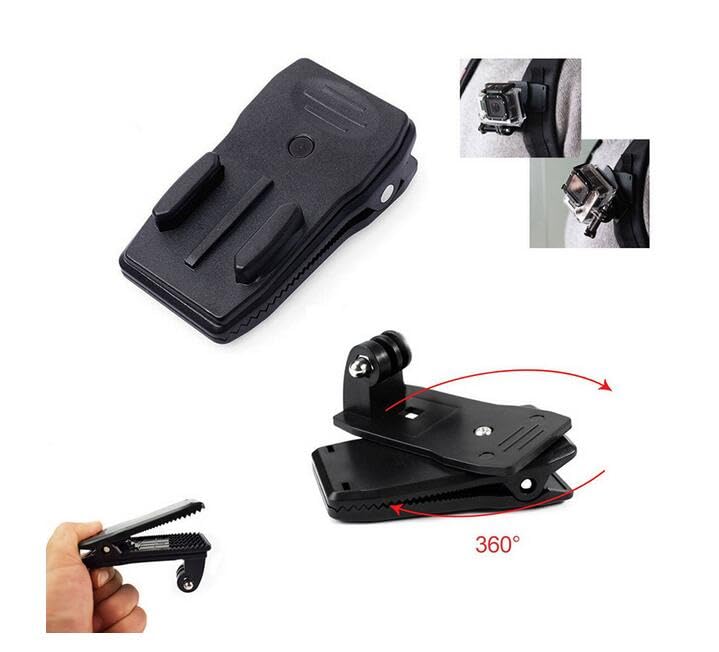 Coyktonty Swivel Backpack Clip Mount for DJI OSMO Pocket 3,360° Rotation Backpack Strap Mount Quick Clip Mount with Expand Frame