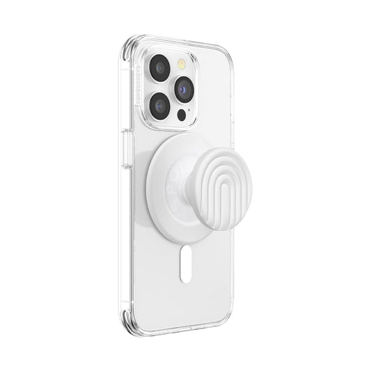 PopSockets Phone Grip for MagSafe, Magnetic Holder, Phone Stand, Boho - Coconute Creme