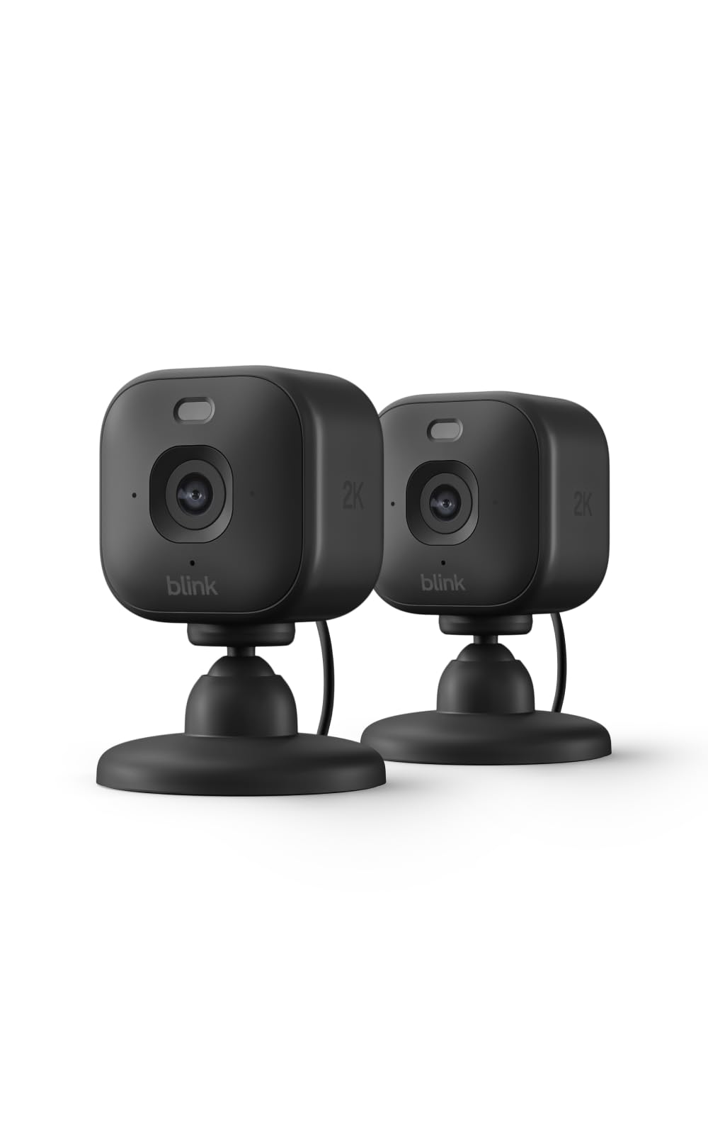 Blink Mini 2K+ (newest model) - Plug-in Home & Pet Indoor Security Camera with 2K video resolution, night vision, enhanced audio, motion detection - 2