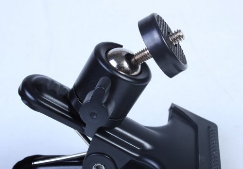 koolehaoda Multi-function Spring Clamp Clip Holder Mount with Ball Head w/standard 1/4" Screw for SLR, Digital SLR, Video cameras