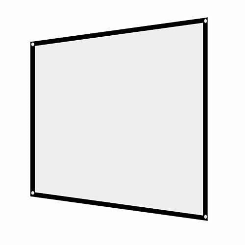 Projector Screen,Foldable Projection Screen for 0utdoor Camping Movie, Open-air Cinema Projector Movies Screen Portable Outdoor Indoor for Home