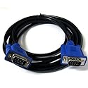 MaxLLTo 5 FT HD15 Male to Male VGA Blue Connector TV Monitor Cable for PC Laptop