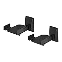 Monoprice Universal Bookshelf Speaker Wall Mount Brackets, Swivel, Tilt, Dual Side Clamping, Large Bookshelf/Surround Sound Speakers up to 55 lbs.