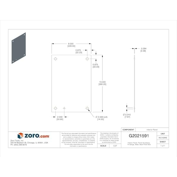 Enclosure Inner Panel