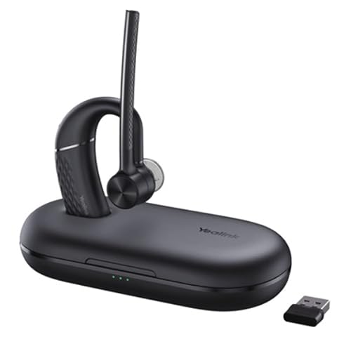 Yealink BH71 Pro Teams Certified Wireless Bluetooth Mono Headset 1208652 - Deskphone, PC,Mac, Video Calls, Mobile Phone Calls, Compatible with Zoom…