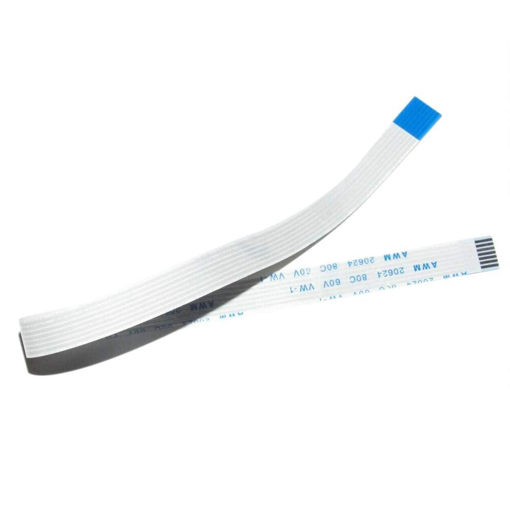 Zahara 2PCS Power Reset Button Ribbon Flex Cable 7-Pin Replacement for PlayStation 2 PS2 30001-39001