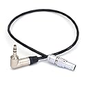 SZJELEN Timecode Cable for Tentacle Sync Timecode Generator to Sound Devices Recorders/Arri Alexa Cameras 3.5mm TRS to 5 Pin Timecode in