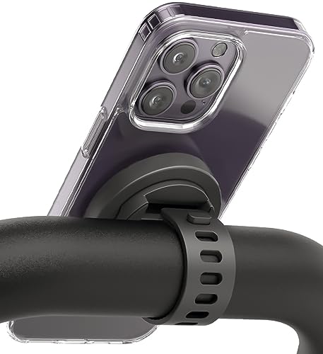 ENCASED Grip-X Magnetic Bar Mount, Compatible with MagSafe - Phone Holder for Gym, Home Fitness Bikes, Workout Equipment, Stroller and Cart Handlebars