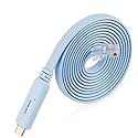 USB-C Cisco Console Cable,OIKWAN 6ft USB Type C to RJ45 Serial Adapter Essential Accessory of Cisco, NETGEAR, Ubiquity, LINKSYS, TP-Link