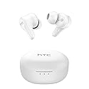 HTC True Wireless Earbuds Plus Active Noise Cancellation, in Ear Headphone Bluetooth 5.3 with USB C Charging Case, 4 Mics ENC Clear Calls, Deep Bass…