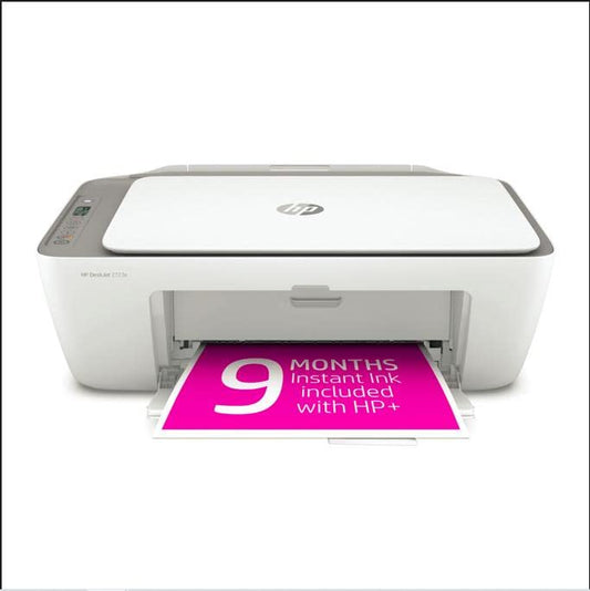 HP DeskJet 2723e All-in-One Wireless Color Inkjet Printer?Print Scan Copy - LCD Display, 4800 x 1200 dpi, 9 Months Free Instant Ink WiFi, Bluetooth
