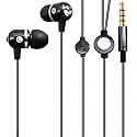 Hi-Fi Sound Earbuds Hands-Free Earphones w Mic Sleek Metal Headphones Headset Wired 3.5mm for Amazon Kindle, DX, Fire, Fire HD 6 8.9 - HD 7 8 10…