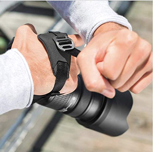 Peak Design Clutch Camera Hand Strap, Compatible with Any DSLR or SLR Body, Small, Sleek and Durable, Quick Release, Adjustment and Connection, Camera