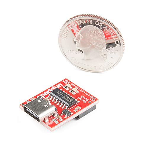 SparkFun Serial Basic Breakout - CH340C and USB-C Development Tool Save Space and Money in Your DIY Electronics Projects