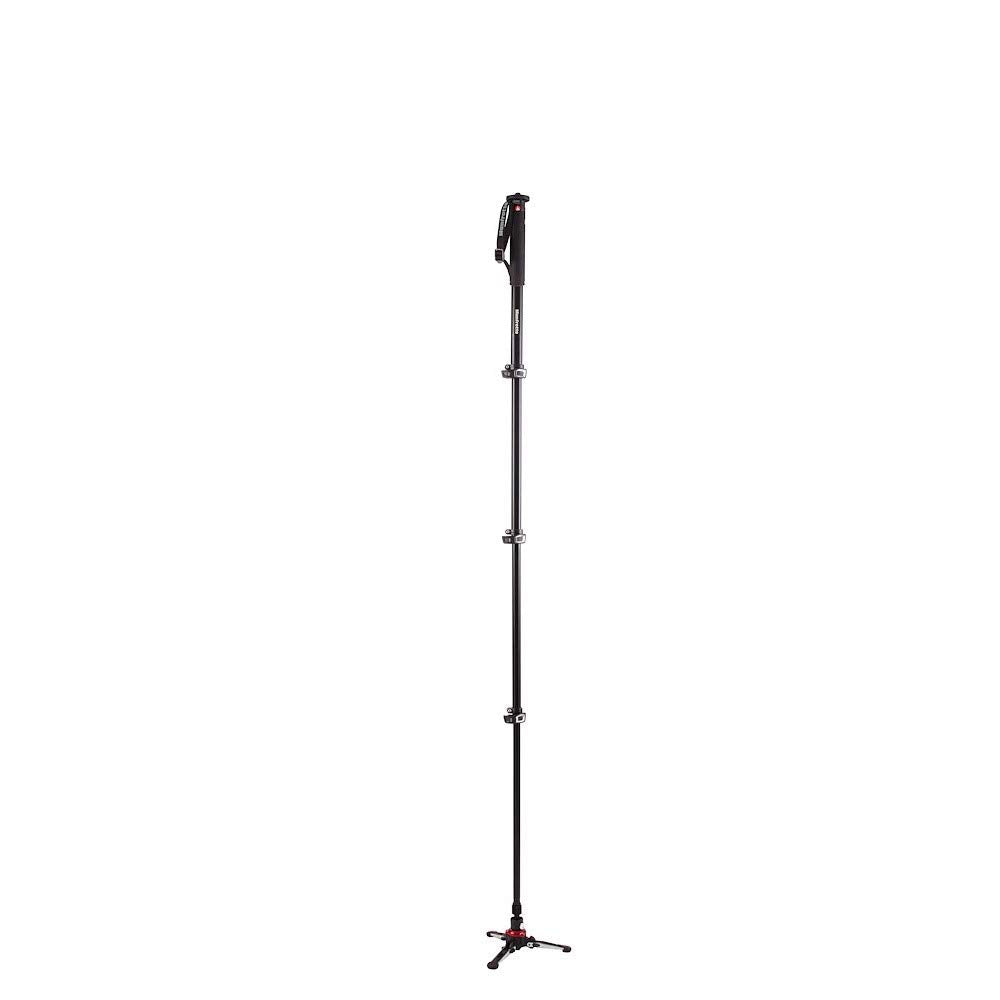Manfrotto Xpro 4 Section Aluminum Video Monopod, Black (MVMXPROA4US)