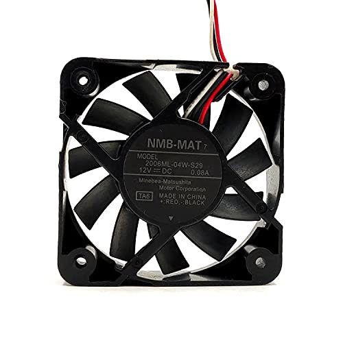 2006ML-04W-S29 12V 50mm Fan, 12V 0.08A 5015 Silent Cooling Fan