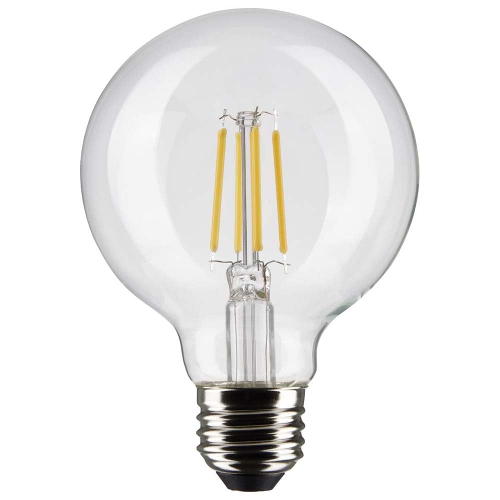 Satco 6Pk 6w G25 Globe Filament LED 2700K Medium Base Dimmable - 60w equiv