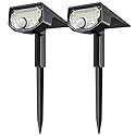 AloftSun Solar Motion Sensor Outdoor Lights,Waterproof Motion Sensor Spot Lights- 30 LED/3 Modes Solar Powered Spotlights,Landscape Lighting for Yard