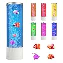 Brewish Bubble lamp | 7 Color Changing LED Lamps | Fake Aquarium Night Light | Artificial Fish Tank with Moving Fishes | Home Decor, Ideal Gift