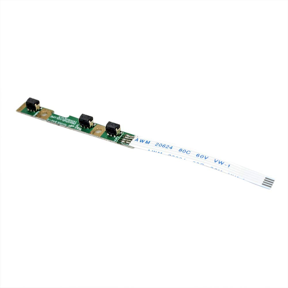 Zahara Power Button Volume Board with Cable BIA01 Replacement for Dell Inspiron 11 3168 3169 3179 P25T Series P25T001 P25T002 P25T003 450.06Q04.0001
