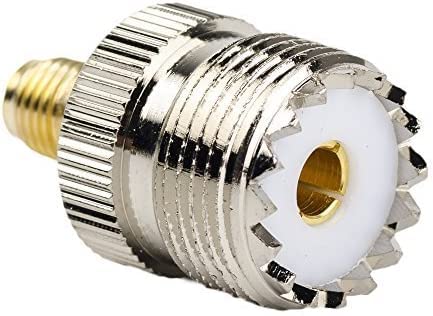 DHT Electronics 2pcs RF coaxial Coax Adapter SMA Female to UHF Female SO-239 SO239
