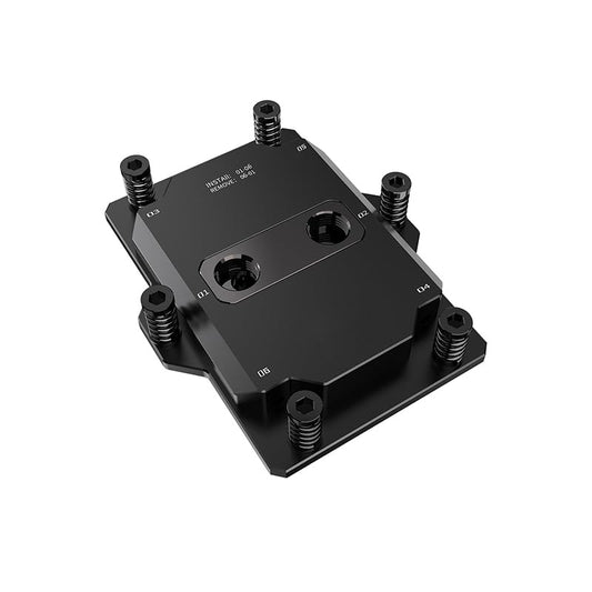 Copper CPU Processor Server Water Cooling Block,AI Cloud Computing Liquid Water Cooling Block (for AMD SP5)