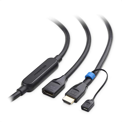 Cable Matters Unidirectional 8K HDMI Extension Cable 6.6 ft / 2m (Male to Female HDMI Extender Cable) with 8K@60Hz, 4K@240Hz and HDR Support for PS5