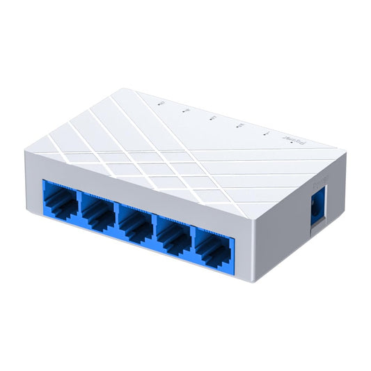5 Port Gigabit Ethernet Switch Unmanaged - Desktop Network Switch with Plug & Play, Fanless Design for Home Office, Gaming, Streaming - Ethernet