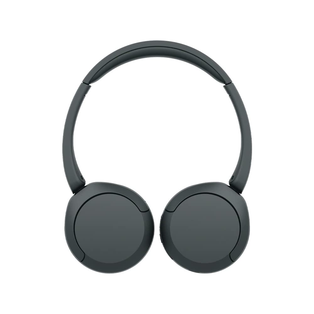 Sony WH-CH520/B Wireless Headphones with Microphone, Black Bundle with Deco Gear Hard Case + Pro Audio Headphone Stand + Microfiber Cleaning Cloth