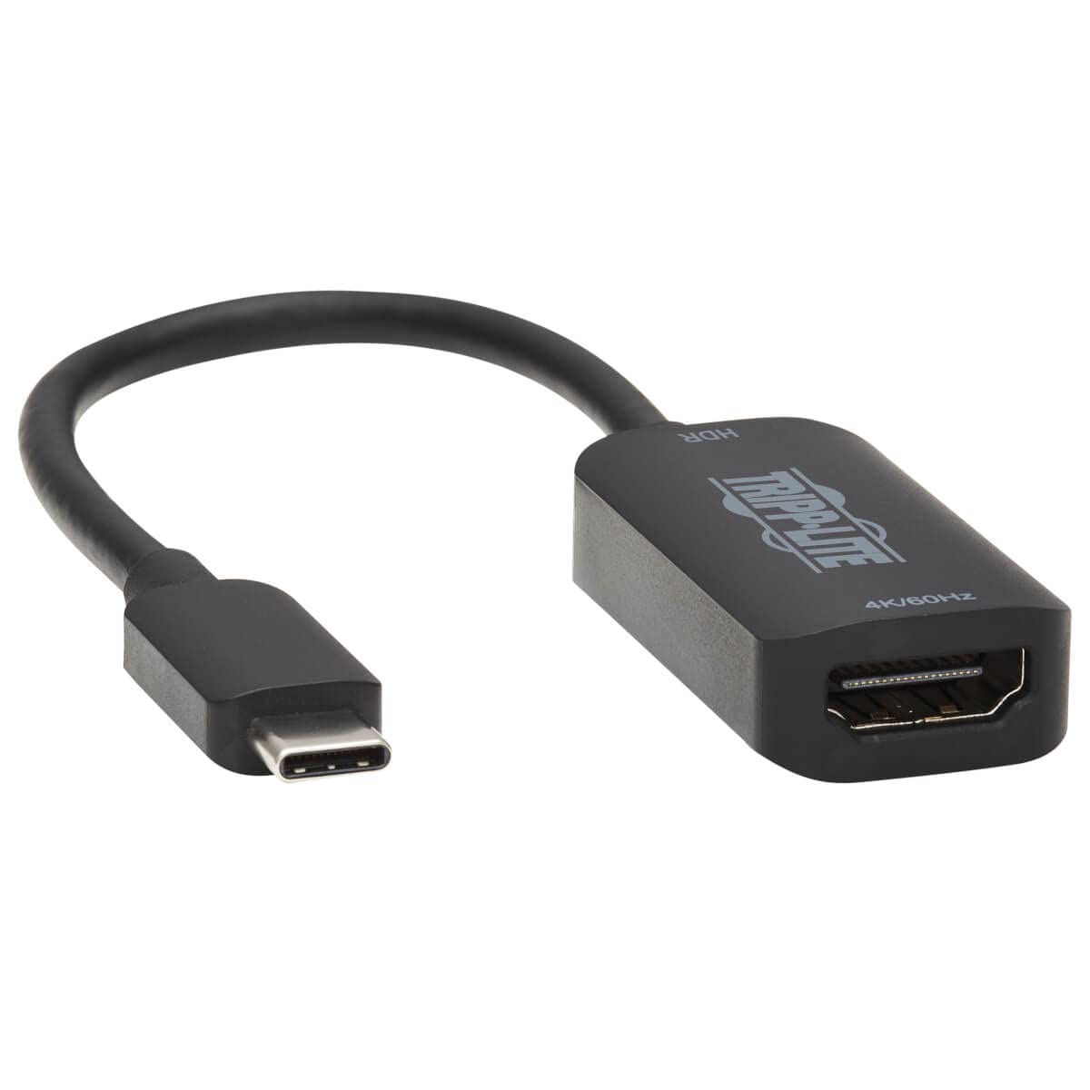 Tripp Lite USB C to HDMI Adapter Cable 4K 60Hz M/F Thunderbolt 3 DP 1.2 6in (U444-06N-HDR-B)