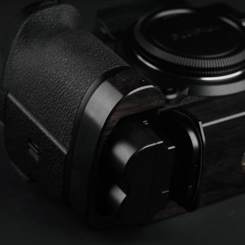 All Wood Wooden Camera Hand Grip Baseplate Base Protecter Handmade Light Weight for X-H2S XH2S Fuji X-H2 XH2