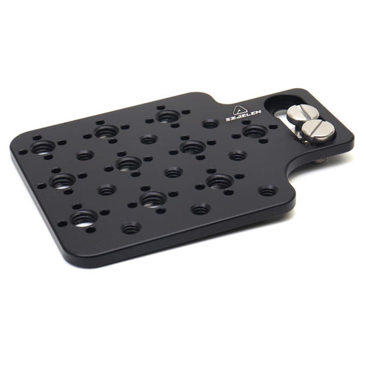 SZJELEN with 3/8” Screws Camera Extension Side Universal Small Plate, Compatible with All Camera Models,Camera Expansion Side Panel (Black)