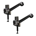 ThtRht 2 Pack Car Phone Mount Side Dash Vent Stand with 17mm Ball Joint Non Blocking Dashboard Defogging Air Vent Clamp Clip Base Adapter for Garmin
