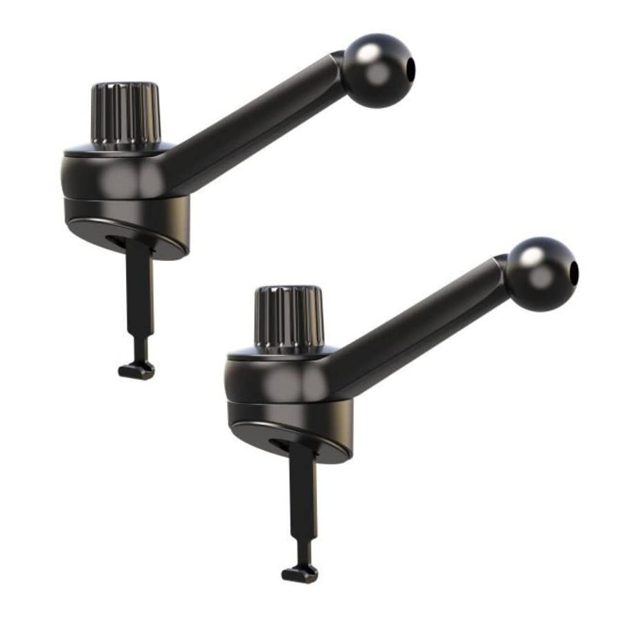 ThtRht 2 Pack Car Phone Mount Side Dash Vent Stand with 17mm Ball Joint Non Blocking Dashboard Defogging Air Vent Clamp Clip Base Adapter for Garmin