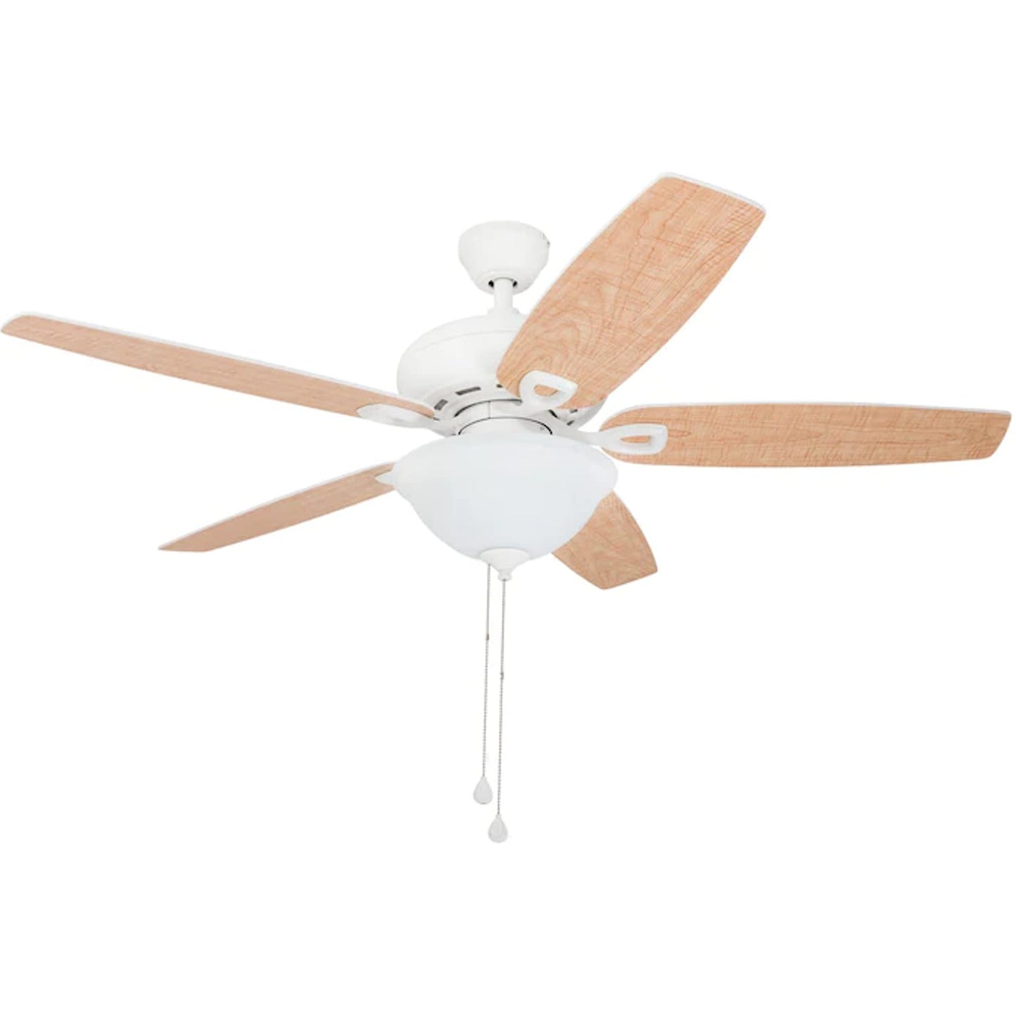 Harbor Breeze Coastal Creek 52-in White Indoor Ceiling Fan with Light Kit