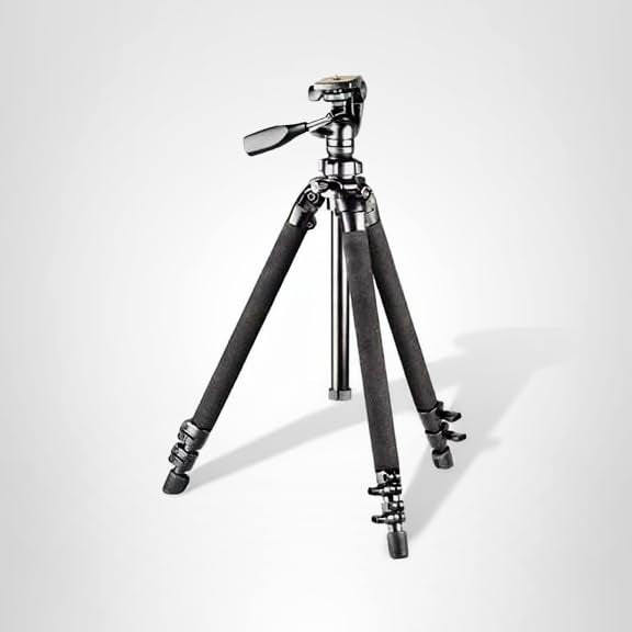 Bushnell Advanced Tripod for Binoculars, Spotting Scopes, and Cameras - Durable Aluminum Construction with Adjustable Legs and Center Column