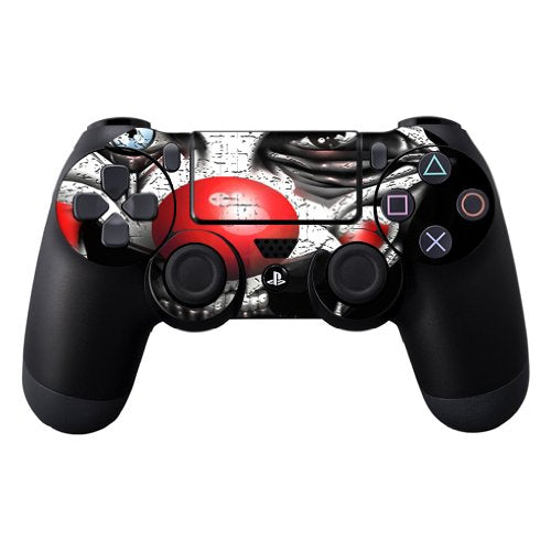 MightySkins Skin Compatible with Sony PS4 Controller - Evil Clown | Protective, Durable, and Unique Vinyl Decal wrap Cover | Easy to Apply, Remove