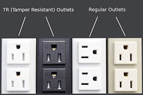 24” Hardwired Power Strip (NO Power Cord), 6 Tamper Resistant Outlets (NEMA 5-15R - NOT 20Amp), with Ears (with mounting tabs on Both Ends), USB