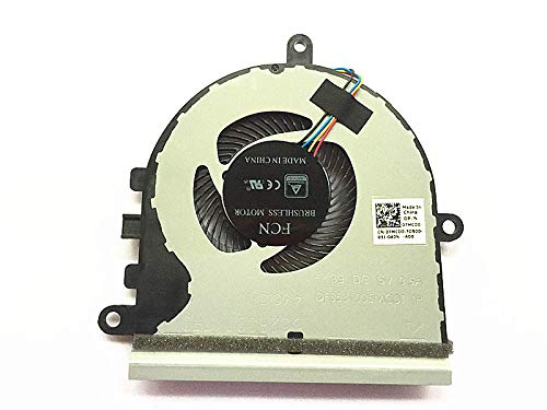 Fleshy Leaf New CPU Cooling Fan Replacement for Dell Inspiron 15 5570 5575 3533 3583 3585 5593 5594 3501 3505 P75F Series DFS531005MCOT FK39