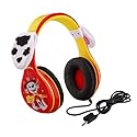eKids Paw Patrol Marshall Kids Headphones, Wired Headphones Compatiable with 3.5mm Jack, Children's Earphones for School, Home, or Travel