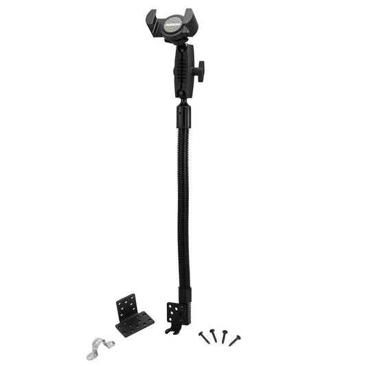 ARKON Mounts RoadVise XL Seat Rail Car Phone Mount | for Cars & Trucks | Fully Adjustable | Flexible 18" Arm | Solid 3.75" Shaft | Sturdy Seat Rail or